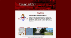 Desktop Screenshot of diamondbayhoa.org